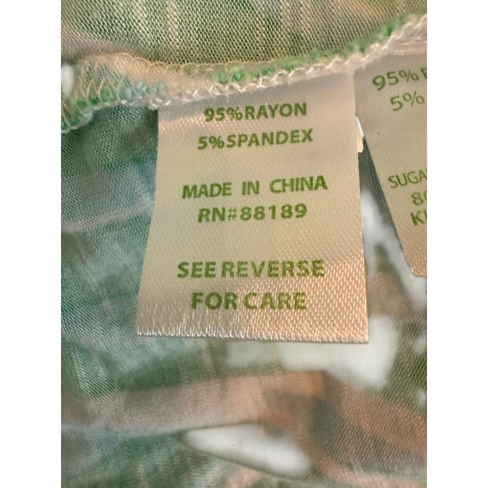 Lilly Pulitzer Green/Blue/White Wrap Dress XS - Picture 11 of 12